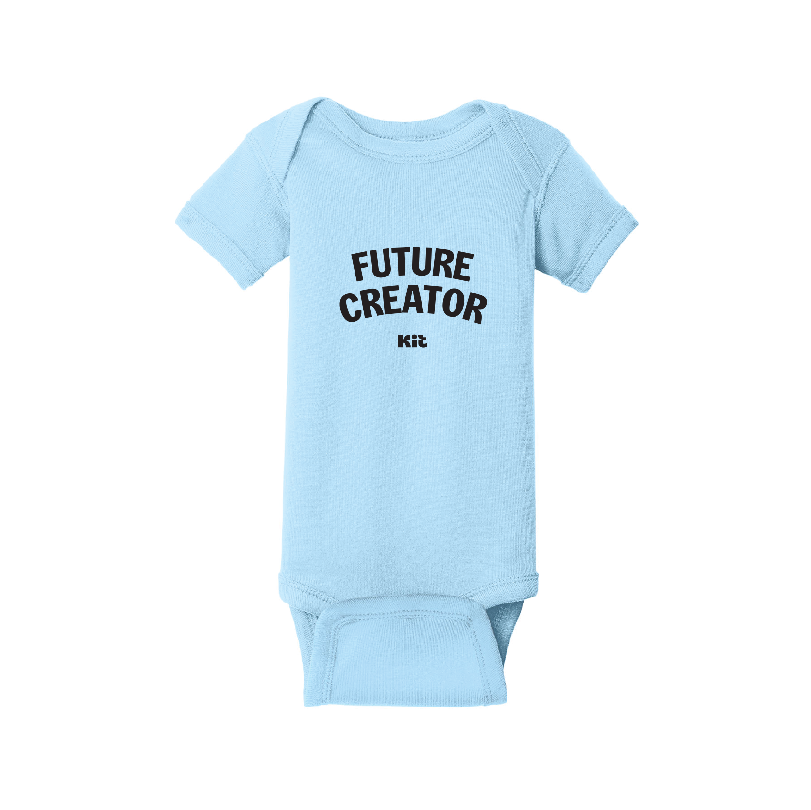 Newborn Short Sleeve Baby Rib Bodysuit