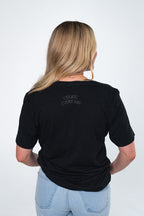 Black-on-black Kit t-shirt